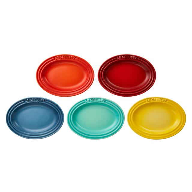 Le Creuset ル・クルーゼ ミニプレート 5枚入り レインボー