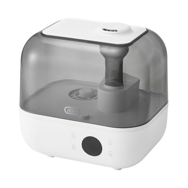 Toffy トフィー 抗菌ハイブリッドアロマ加湿器 4.7L 加湿器超音波/おしゃれ/加熱式/上部給水/アロマ/抗菌/上から給水/リビング/寝室/