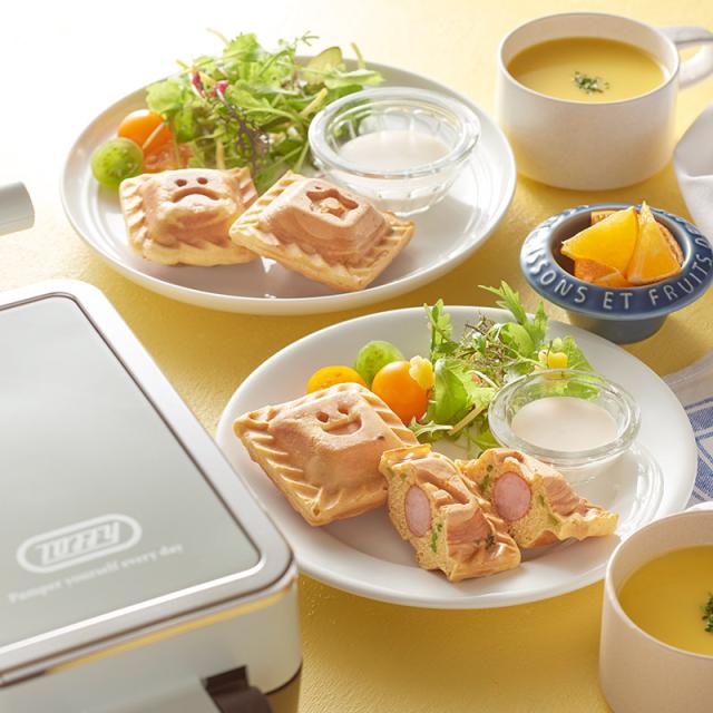 Toffy トフィー クォーターホットサンドメーカー 調理器具ホットサンドメーカー/電気/ミニサイズ/4分の1/おしゃれ/かわいい/簡単/ホームパーティー/Toffy/_6