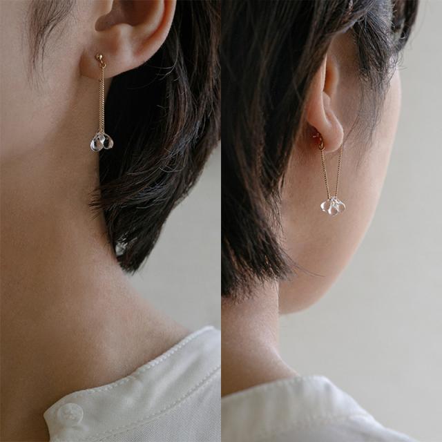 ピアス4点で1000円❤ダブルフェイス、ランプワークピアス沢山 （楽天 