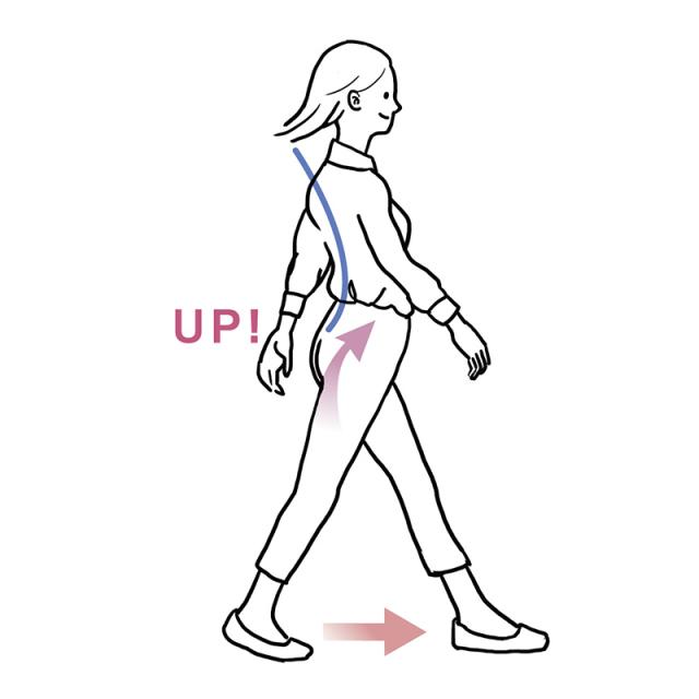 TheD ザ ディ キレイウォーカーパンツ 補正下着インナーウェア/ガードル/レディース/美姿勢/歩行/腹筋/引き締め/お尻/パンツ/_4