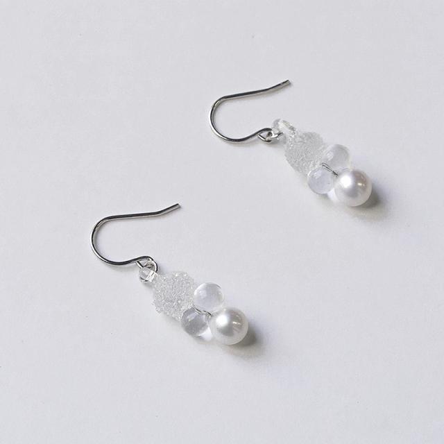 HARIO Lampwork Factory ハリオランプワークファクトリー ピアス グレア FP アクセサリーレディース/ピアス/ガラス/パール/おしゃれ/上品/日本製/ハンドメイド/ギフト/_2