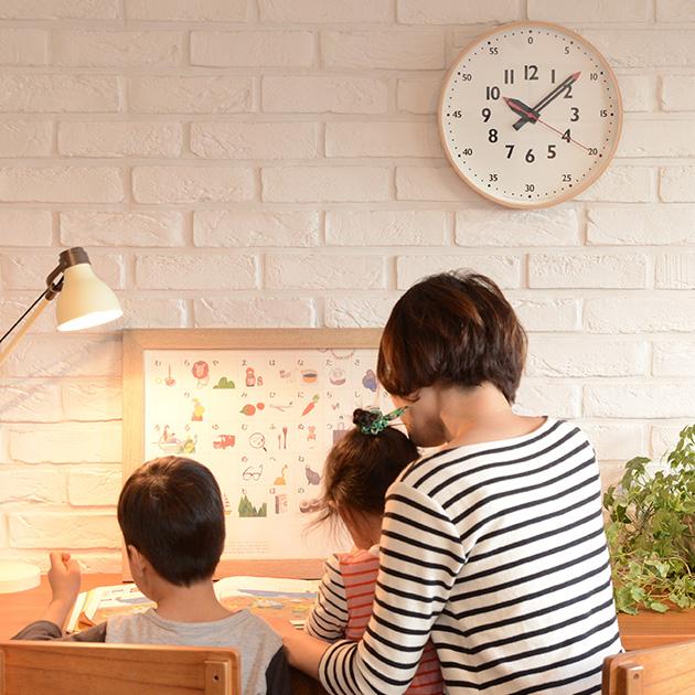 Lemnos レムノス ふんぷんくろっく 時計 壁掛け時計 インテリア クロック キッズ時計