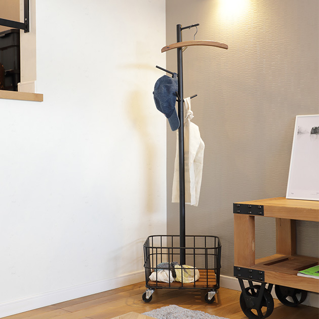 Mash マッシュ BY CAGE POLE HANGER バイケージポールハンガー ハンガーラック ポールハンガー アイアン パイン材 パインウッド 7,654円