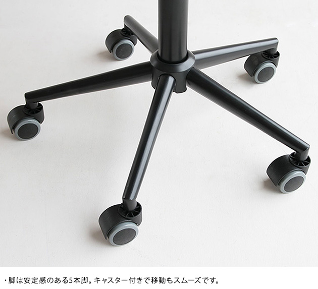オフィスアームチェア thin デスクチェアー キャスター付き リモートワーク 在宅 昇降式_5
