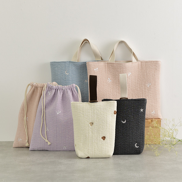 ヌビ　入園入学　3点セット　イブル　シンプル　男の子　女の子 通学バッグ3点セット ヌビ / イブル 入学セット レッスンバッグ 上履き