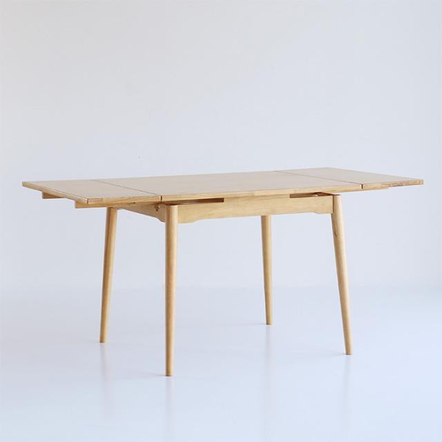 E-toko いいとこ Extension Table ダイニングテーブル 伸縮式 拡張 2人掛け 4人掛け 90cm 120cm 150cm 木製 伸長式テーブル シンプル おしゃれ 北欧 家具 インテリア リビング学習_8