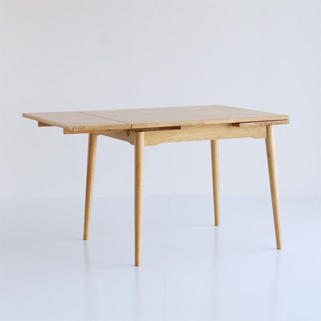 E-toko いいとこ Extension Table ダイニングテーブル 伸縮式 拡張 2人掛け 4人掛け 90cm 120cm 150cm 木製 伸長式テーブル シンプル おしゃれ 北欧 家具 インテリア リビング学習_9
