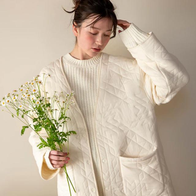 DAN-TEN ダンテン トースティキルト 2025AW ルームウェア 羽織 メンズ レディース 半纏 袢纏 はんてん おしゃれ シンプル 部屋着 室内着 暖かい 温かい 秋 冬 パッカブル 寒さ対策 ダンテン_6