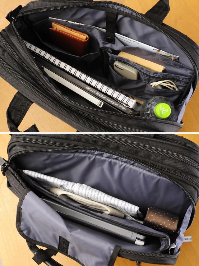 GERMANE GEAR 3way2層式ビジネスバッグ  ブリーフケース リュック 大容量 通勤 出張 たくさん入る パソコン  【送料無料】 GERMANE GEAR 3way2層式ビジネスバッグ ブリーフケース リュック 大