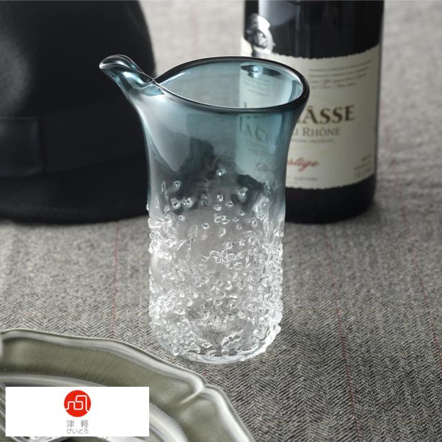 津軽びいどろ カラフェ ざらめ雪 デキャンタ  ワイン ピッチャー 青森 八甲田 国産 職人 きれい 日本製 美しい 和風 酒器 大人 男性 喜ぶ おしゃれ ギフト プレゼント  【送料無料】の通販は 18,700円