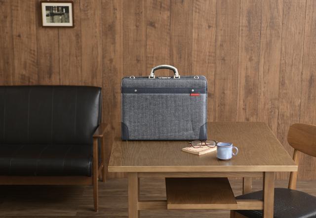 豊岡鞄 × 井原デニム 2wayダレスバッグ アルミハンドル 日本製