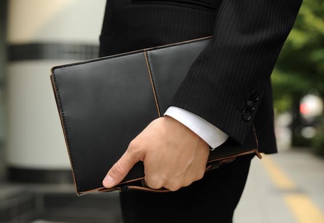 青木鞄 COMPLEX GARDENS ガラス牛革クラッチバッグ 枯淡 冠婚葬祭 日本