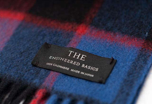 THE (ザ) カシミヤマフラー MUFFLER チェック柄 30×192cm 日本製 高級