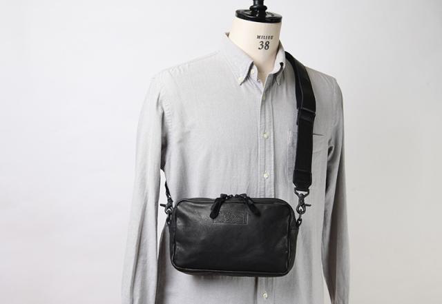 Butler Verner Sails メンズショルダーバッグ 馬革 スクエア