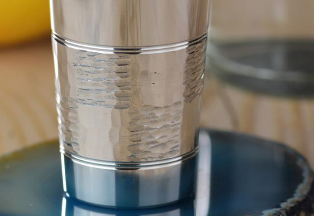 錫光 錫製 ロクロ仕上げ ショットグラス いちまつ  冷たい 温かい 熱伝導 お酒 日本酒 冷酒 熱燗  【送料無料】