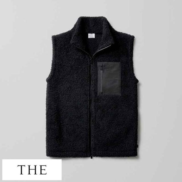THE (ザ) WOOL FLEECE VEST フリースアウター ベスト メンズベスト カジュアル 秋冬 あたたかい おしゃれ シンプル 大人 【送料無料】