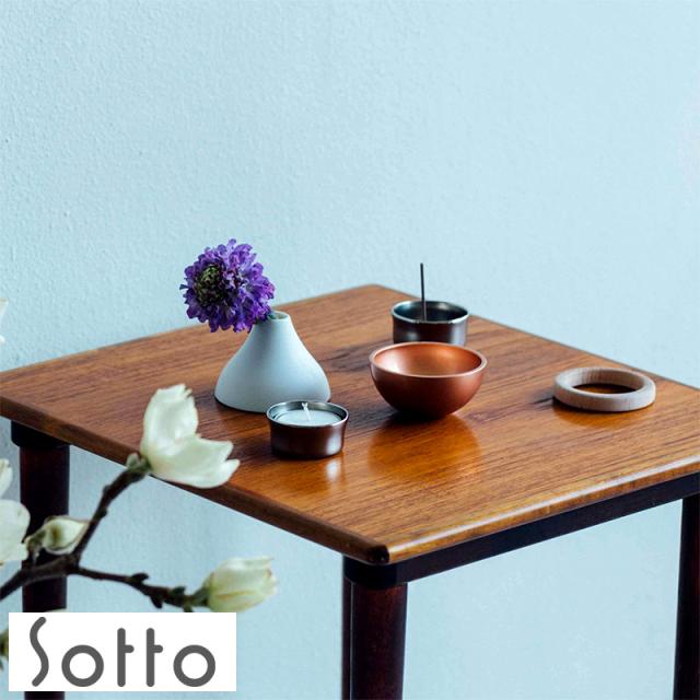 Sotto Potterin 火立 香立 花立 おりん 仏具  三具足 モダン おしゃれ コンパクト 小さい ミニ 日本製 モダン シンプル マンション アパート 故人 ペット  【送料無料】の通販は 13,464円