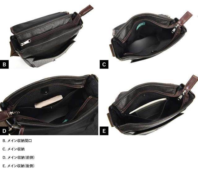 POLOFIELD フラップショルダーバッグ 縦型 日本製 斜めがけ 合皮 大人