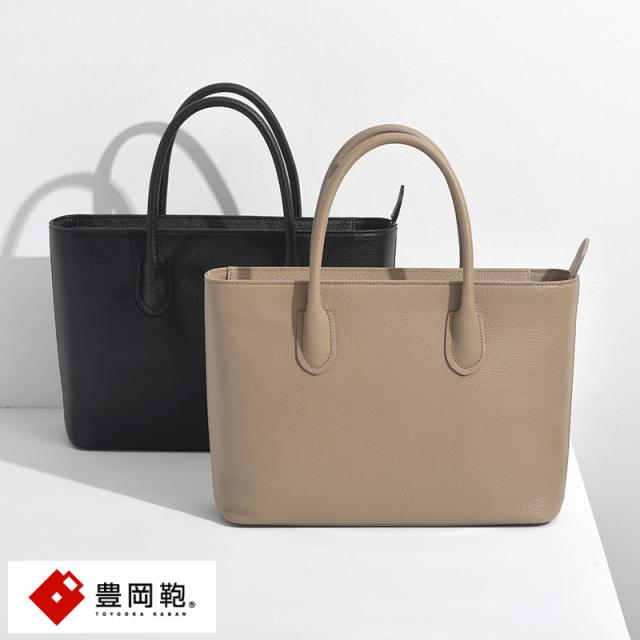 豊岡鞄 TOTTE シュリンクレザートートバッグ 日本製 フォーマル 上品 おしゃれ 大人 かばん