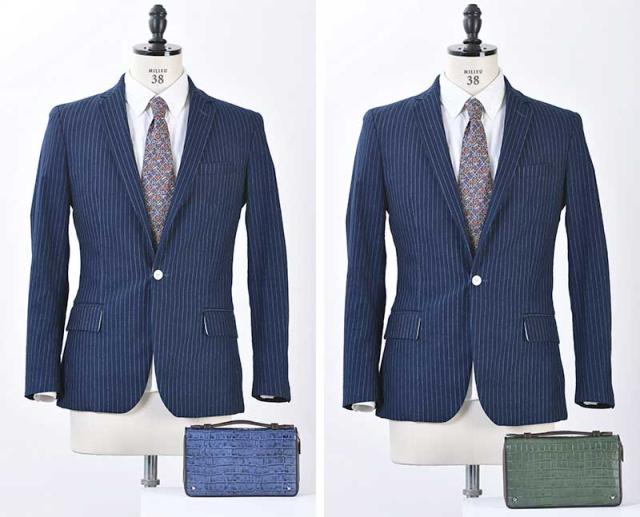 Kiefer neu クロコ型押しレザー オーガナイザー Amore キーファーノイ