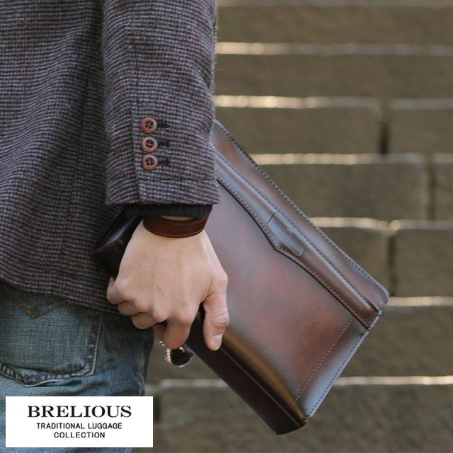 BRELIOUS セカンドバッグ 幅26cm  フォーマル バッグ 冠婚葬祭 結婚式 豊岡製 おしゃれ 男性 大人  【送料無料】の通販は 5,392円
