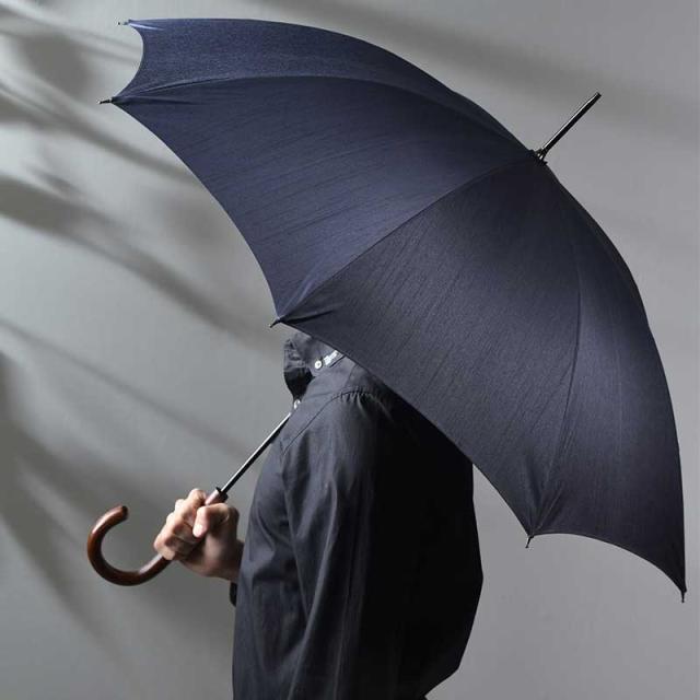 前原光榮商店 晴雨兼用 長傘 8本骨 55cm UVカット シャンタン 日傘