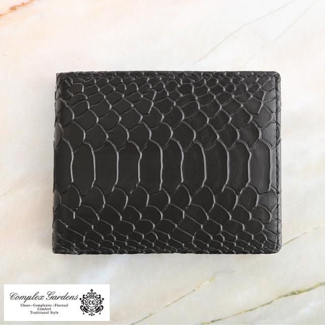 青木鞄 COMPLEX GARDENS 二つ折り財布 小銭入れあり 竜樹  スリム 薄型 メンズ おしゃれ 男性 本革 30代 40代 50代  【送料無料】