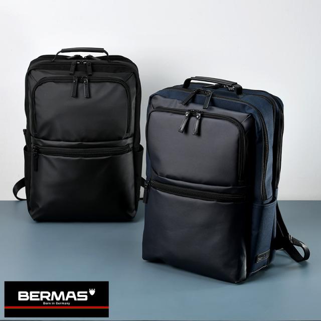 BERMAS エクスパンダブルリュック BAUER GEHEN  大容量 PC 15インチ A4ファイル マチ拡張 バックパック ナイロン  【送料無料】
