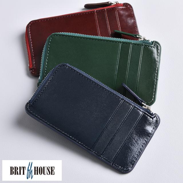 BRIT HOUSE フラグメントケース イタリアンレザー PALAIA CROCE  カードケース 本革 牛革 おしゃれ 大人 かっこいい  【送料無料】の通販は 7,854円
