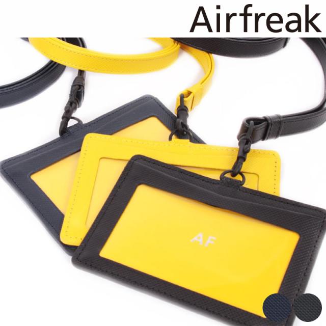 Airfreak 小銭入れ付きIDケース Venice  メンズ 社員証ケース 社員証入れ 本革 レザー 日本製 シンプル おしゃれ 男性 ギフト プレゼント  【送料無料】