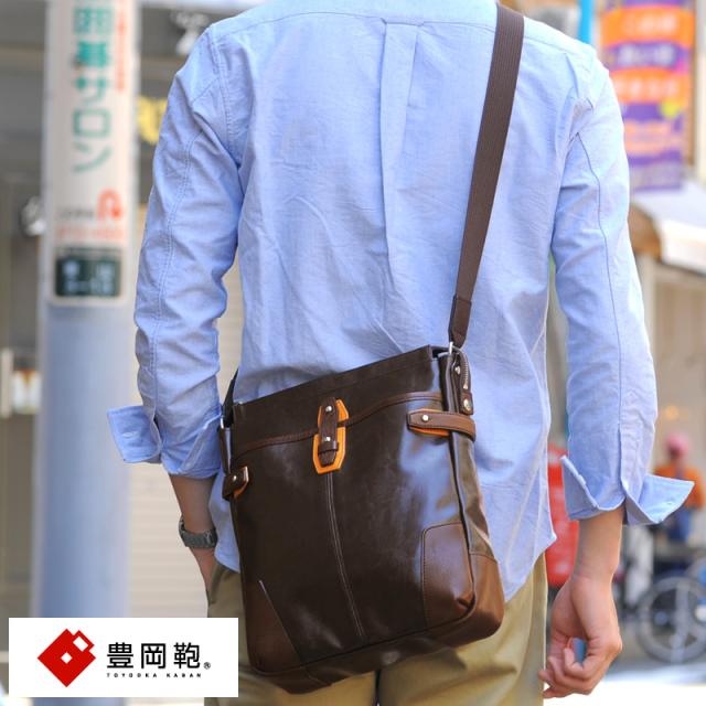 【美品】豊岡鞄 ショルダーバッグ 日本製 PU加工 帆布 左右掛け 軽量 撥水 楽天市場】ショルダーバッグ メンズ 斜めがけ 日本製 豊岡鞄