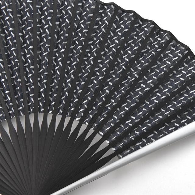 舞扇堂 紳士用扇子 月虹 扇子袋セット 京扇子 夏扇子 布扇子