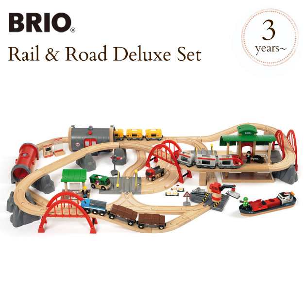 BRIO WORLD ブリオ レール＆ロードデラックスセット 33052 プレゼント