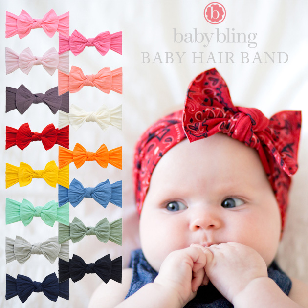 Babybling ベビーブリング ベビー ヘアバンド クラシックノット c3687 ベビー ヘアバンド リボン の通販はau Pay マーケット アイラブベビー