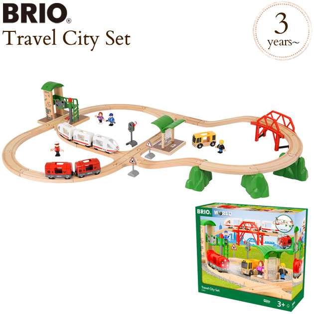 Brio ブリオ トラベルシティセット 331 おうち時間 木のおもちゃ ブリオ ウッドトイ 限定 セット 送料無料 の通販はau Pay マーケット アイラブベビー