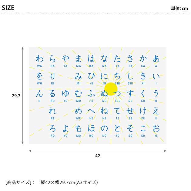 あいうえお表 6枚セット あいうえお表 学習 学習ポスター カタカナ アルファベット の通販はau Pay マーケット こどもと暮らし