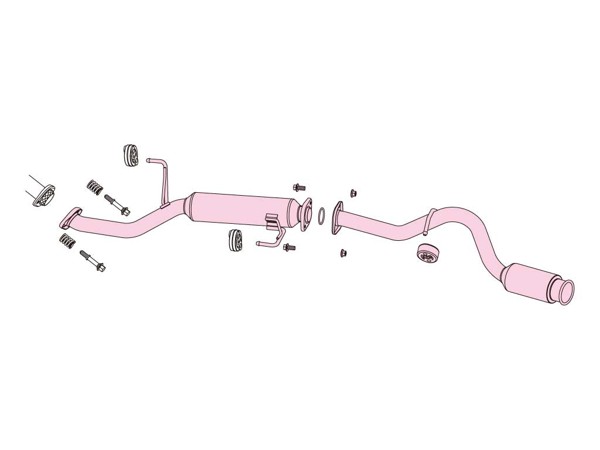 納品先限定 FUJITSUBO フジツボ A-K マフラー DA64V エブリイ バン ターボ 2WD・4WD H20.4〜H27.2 750-80415の通販は
