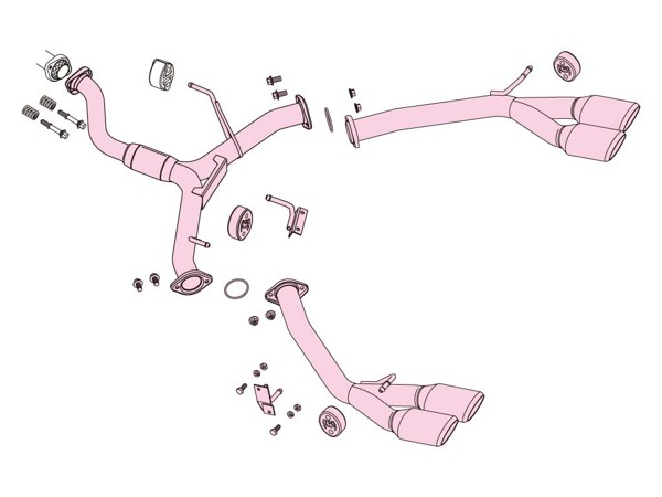納品先限定 FUJITSUBO フジツボ A-R マフラー ZWR80W ノア Si ハイブリッド 2WD H26.2〜R1.1 560-27444の通販は 128,700円