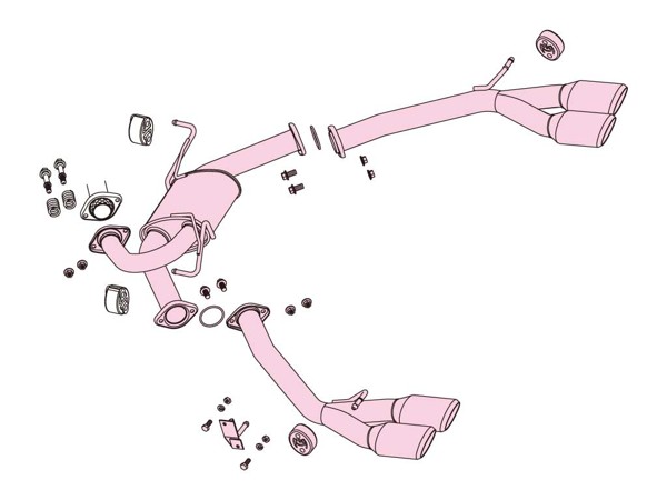 納品先限定 FUJITSUBO フジツボ A-R マフラー ZRR80W ヴォクシー ZS 2WD H26.1〜R1.1 560-27441の通販は