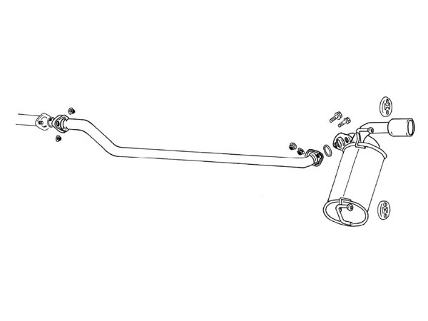 納品先限定 FUJITSUBO フジツボ ワゴリス マフラー ANZ10 キューブ4WD 