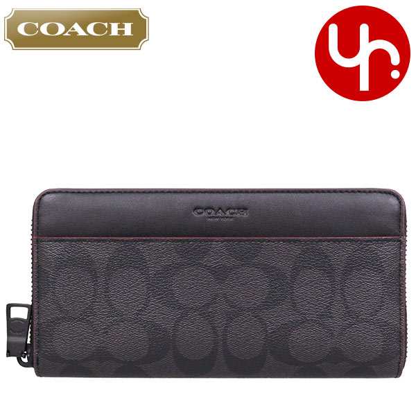 コーチ COACH 財布 長財布 F25517 25517 ブラック×ブラックオックス