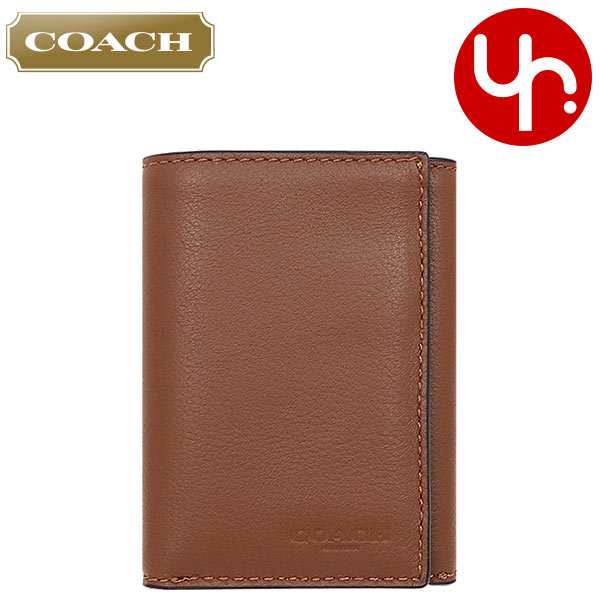 コーチ COACH  財布 三つ折り財布 F23845 23845 サドル アウトレット メンズの通販は