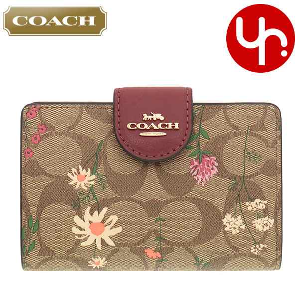 コーチ COACH 財布 二つ折り財布 FC8730 C8730 カーキマルチ アウトレット レディース プレゼント ギフト 人気 ブランド おすすめ  女性 ｜au PAY マーケット