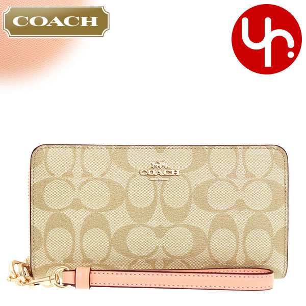 コーチ COACH 財布 長財布 FC4452 C4452 ライトカーキ×フェイディド