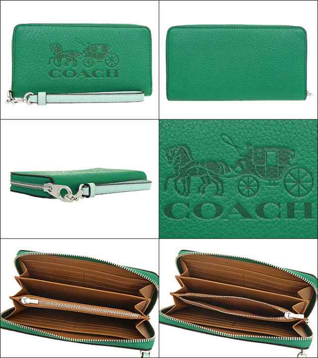 コーチ COACH 財布 長財布 FC5889 C5889 グリーンマルチ アウトレット