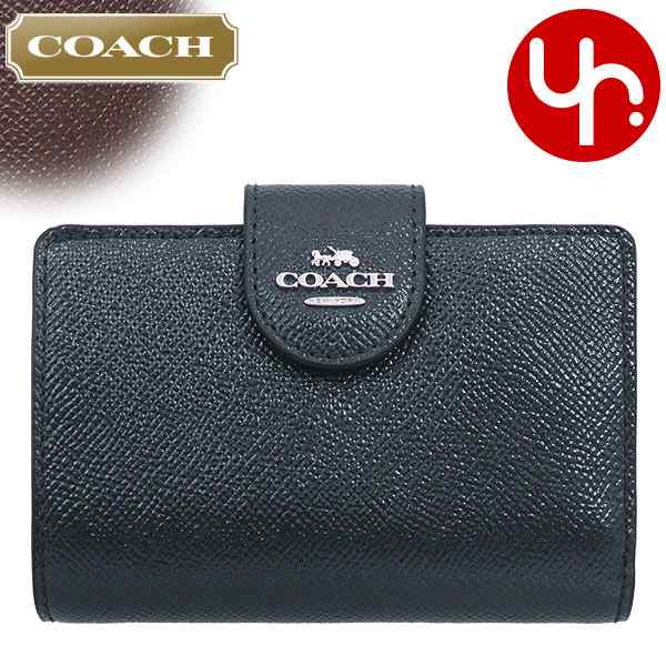 コーチ COACH 二つ折り財布 FCF233 CF233 ミッドナイトネイビー アウトレット レディース プレゼント ギフト 人気 ブランド おすすめ 女