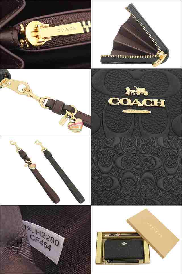 ついに入荷 COACH コーチ 財布 長財布 FCF464 CF464 ブラック iauoe.edu.ng