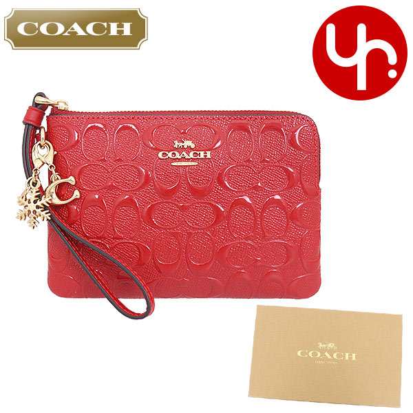 コーチ COACH ポーチ FCN049 CN049 エレクトリックレッド アウトレット