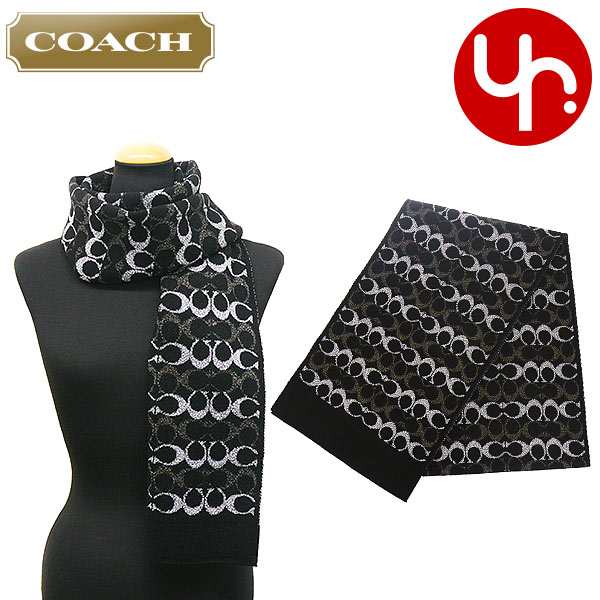 コーチ COACH マフラー FCK719 CK719 ブラック  アウトレット レディース プレゼント ギフト 人気 ブランド おすすめ 女性 男性の通販は 16,800円